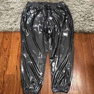 GAP metallic joggers size xl